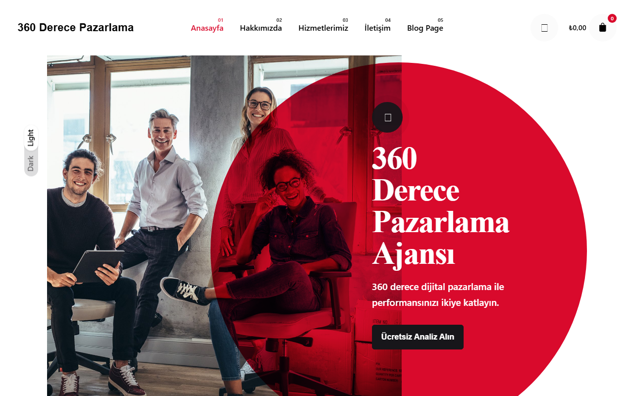 360pazarlama.com screenshot