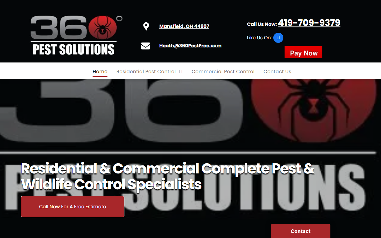 360pestfree.com screenshot
