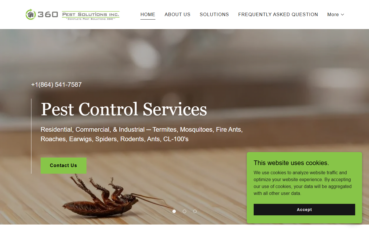 360pestsolutions.com screenshot