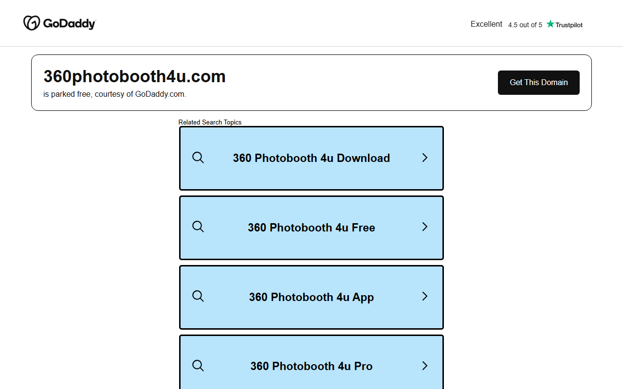 360photobooth4u.com screenshot