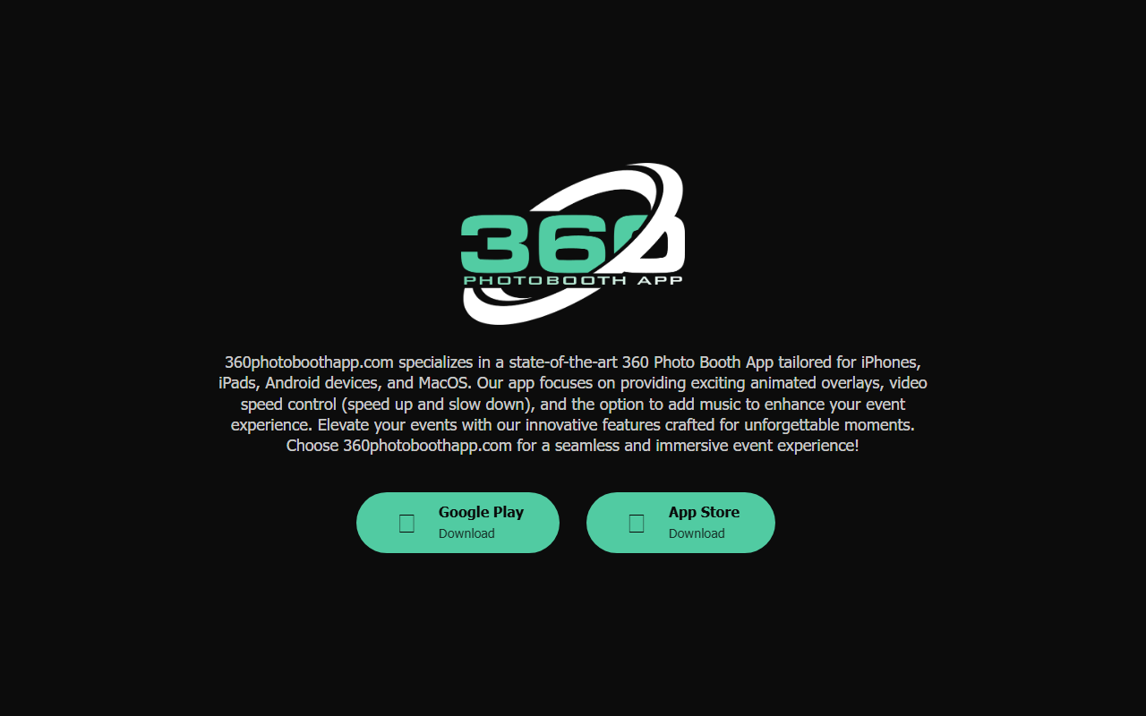 360photoboothapp.com screenshot
