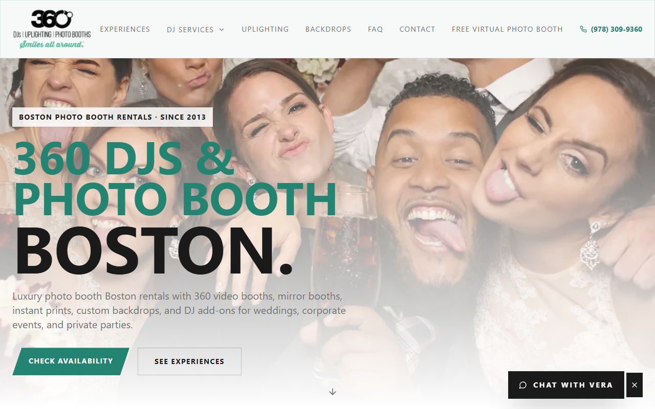 360photobooths.com screenshot