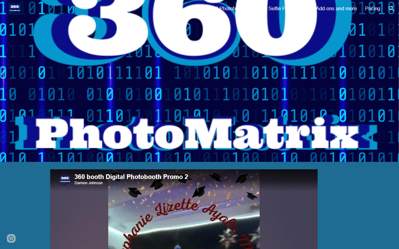 360photomatrix.com screenshot