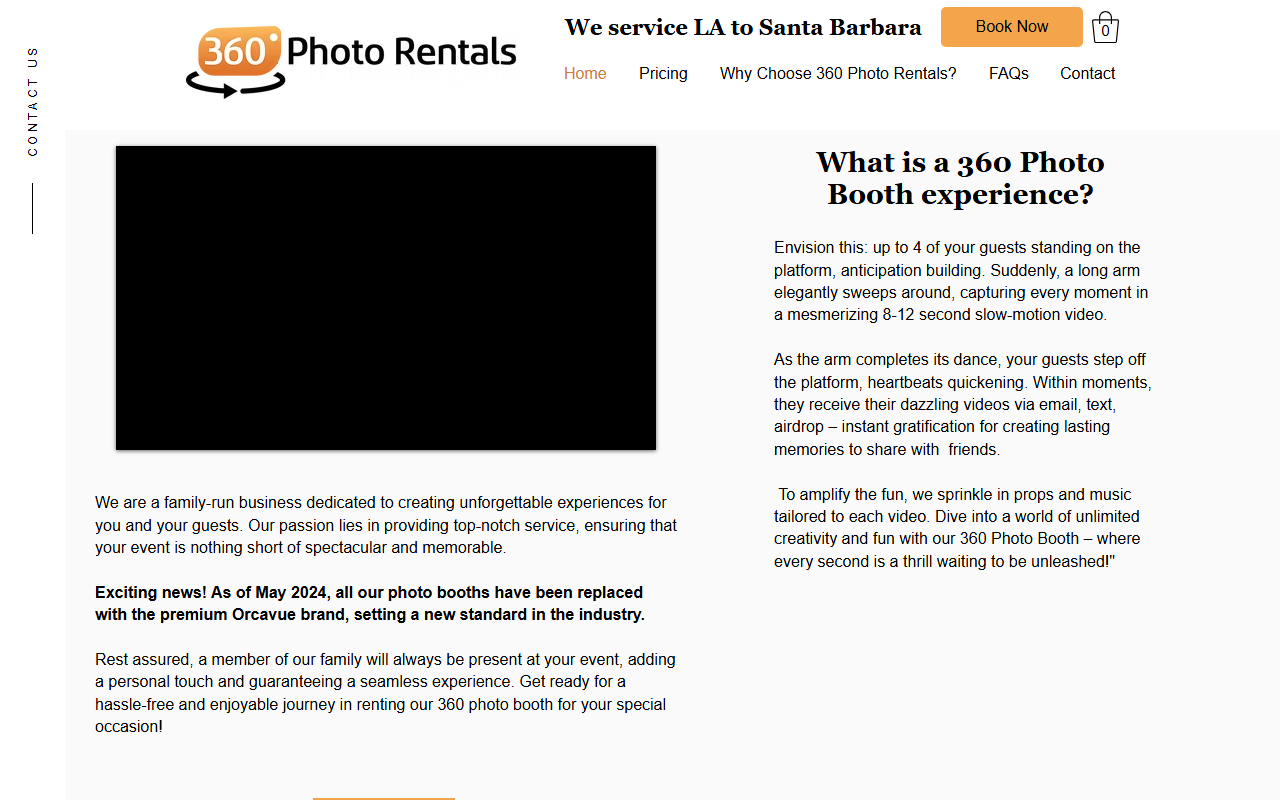 360photorentals.com screenshot