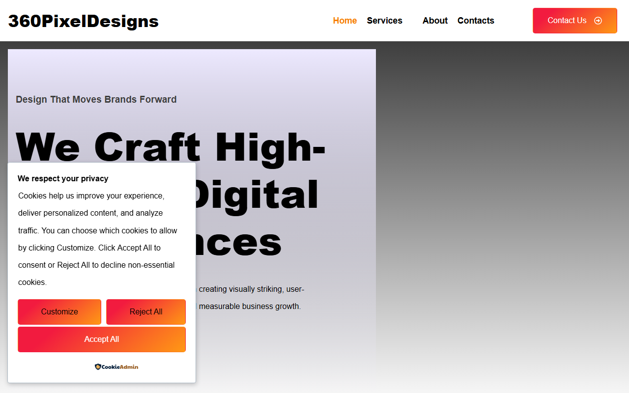 360pixeldesigns.com screenshot