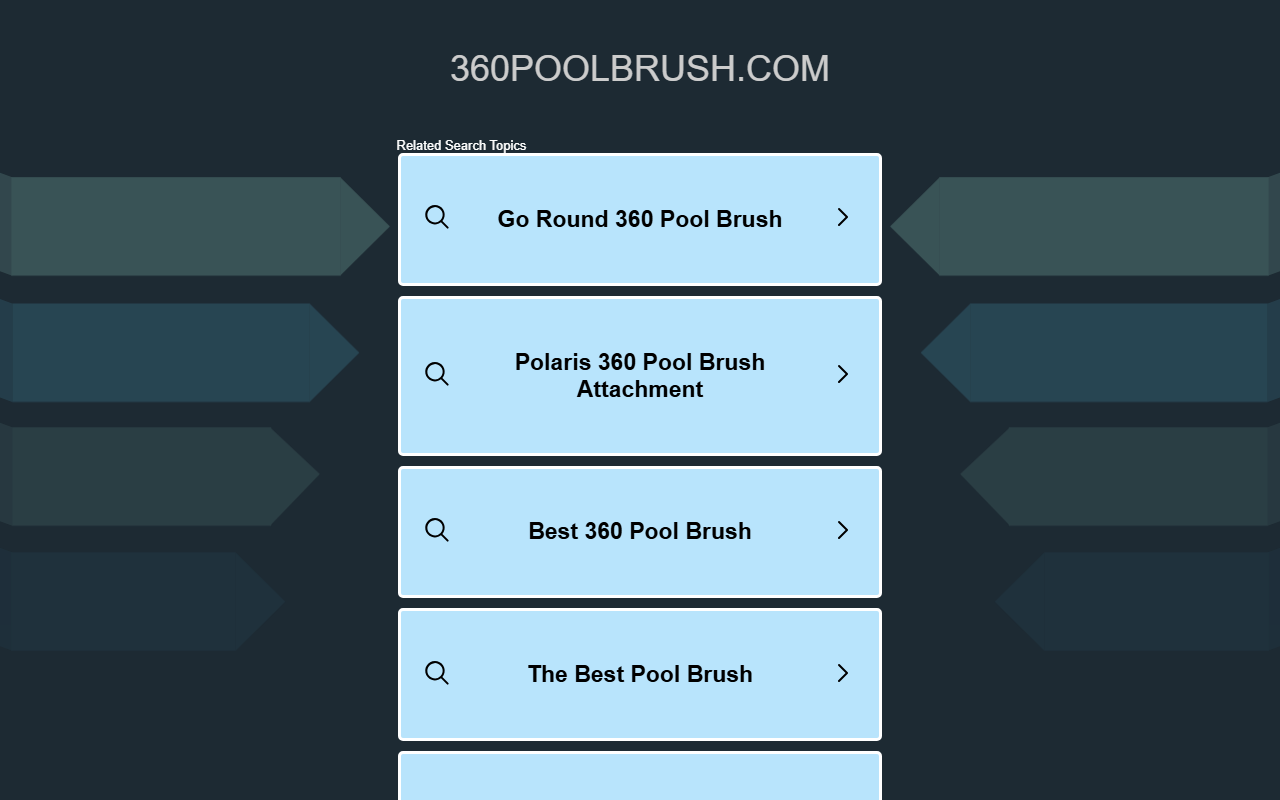 360poolbrush.com screenshot