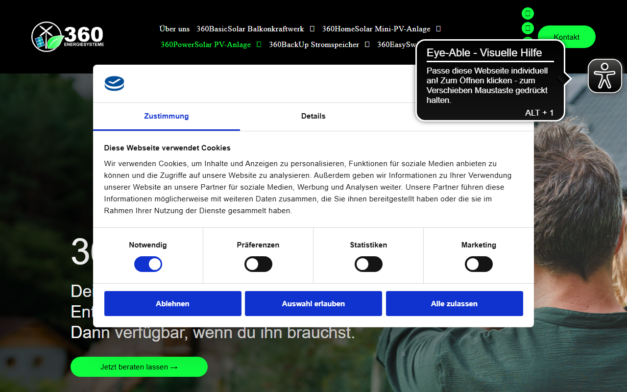 360powersolar.com screenshot