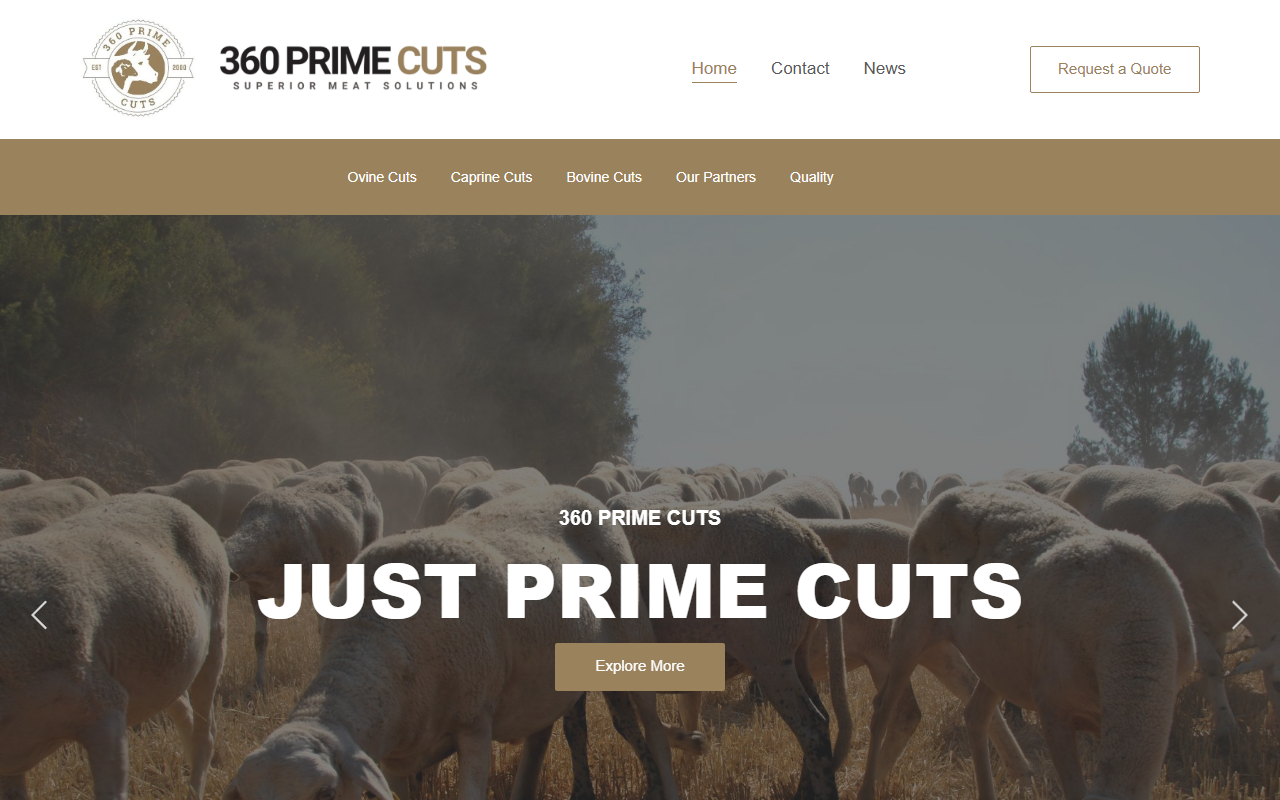 360primecuts.com screenshot