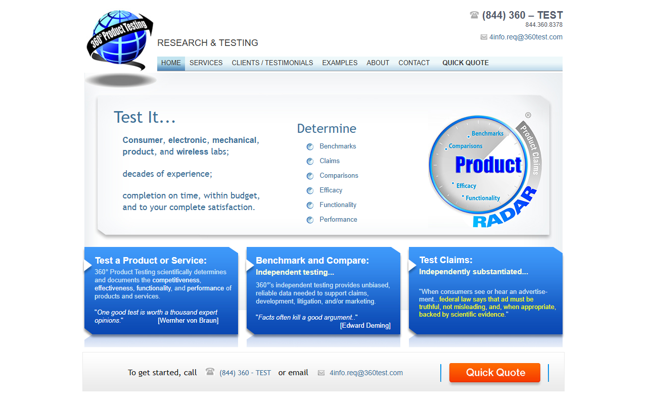360productest.com screenshot