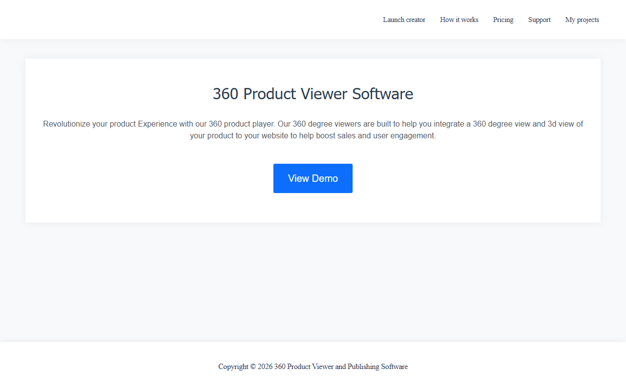 360productplayer.com screenshot