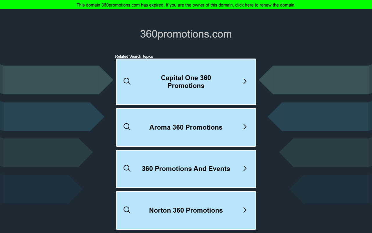 360promotions.com screenshot