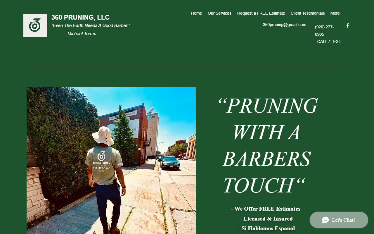 360pruning.com screenshot