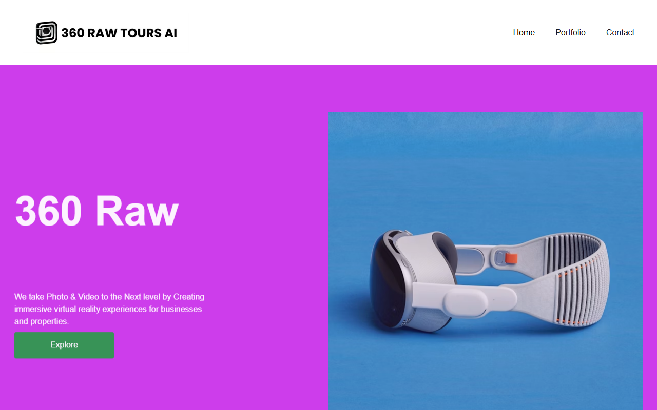 360rawtours.com screenshot