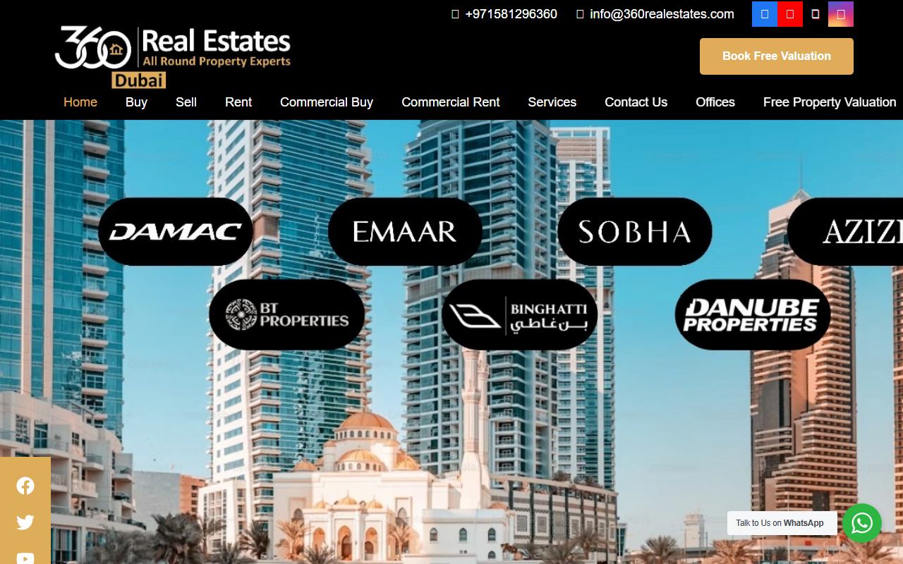 360realestates.com screenshot