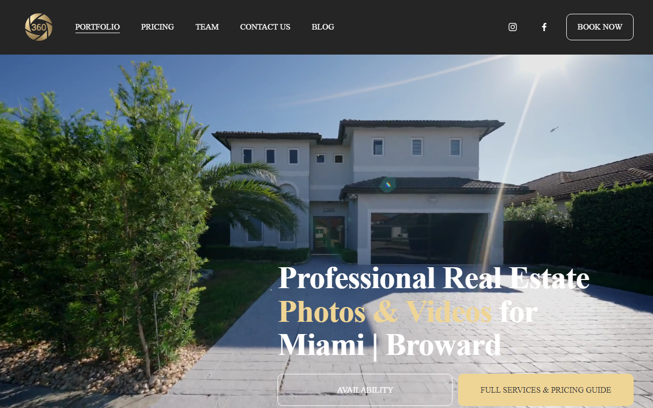 360realtyphotos.com screenshot