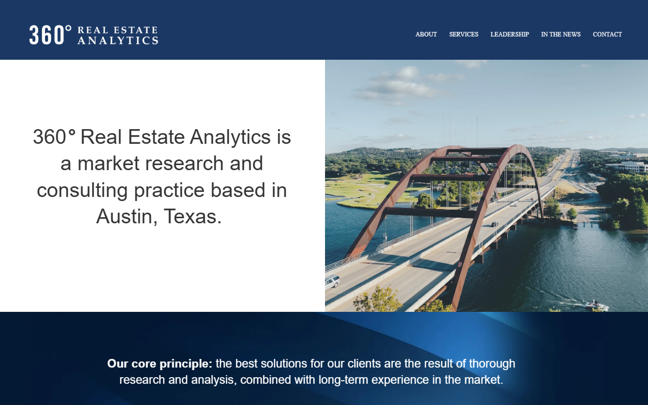 360reanalytics.com screenshot