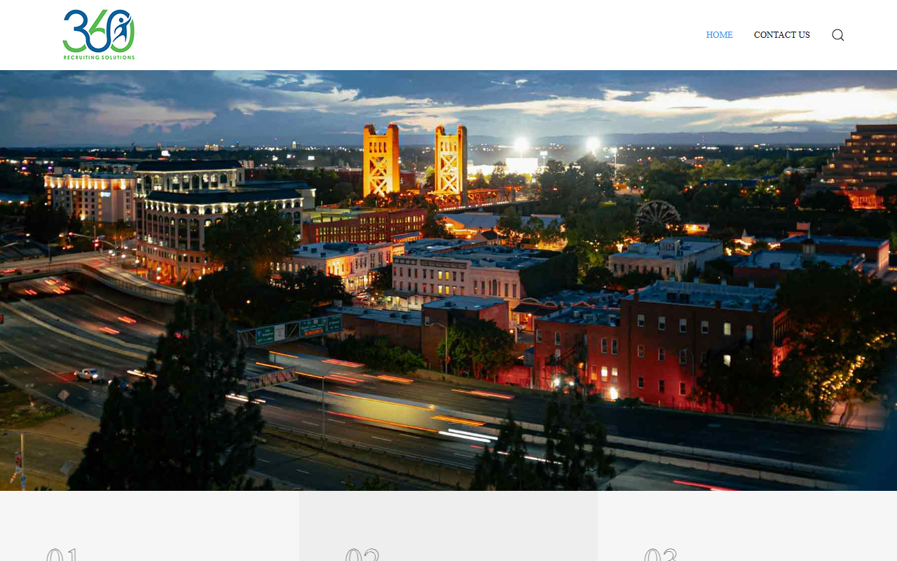 360recruiters.com screenshot