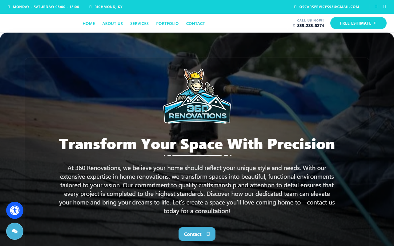 360renovationky.com screenshot