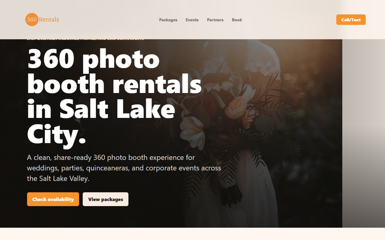 360rentalsusa.com screenshot