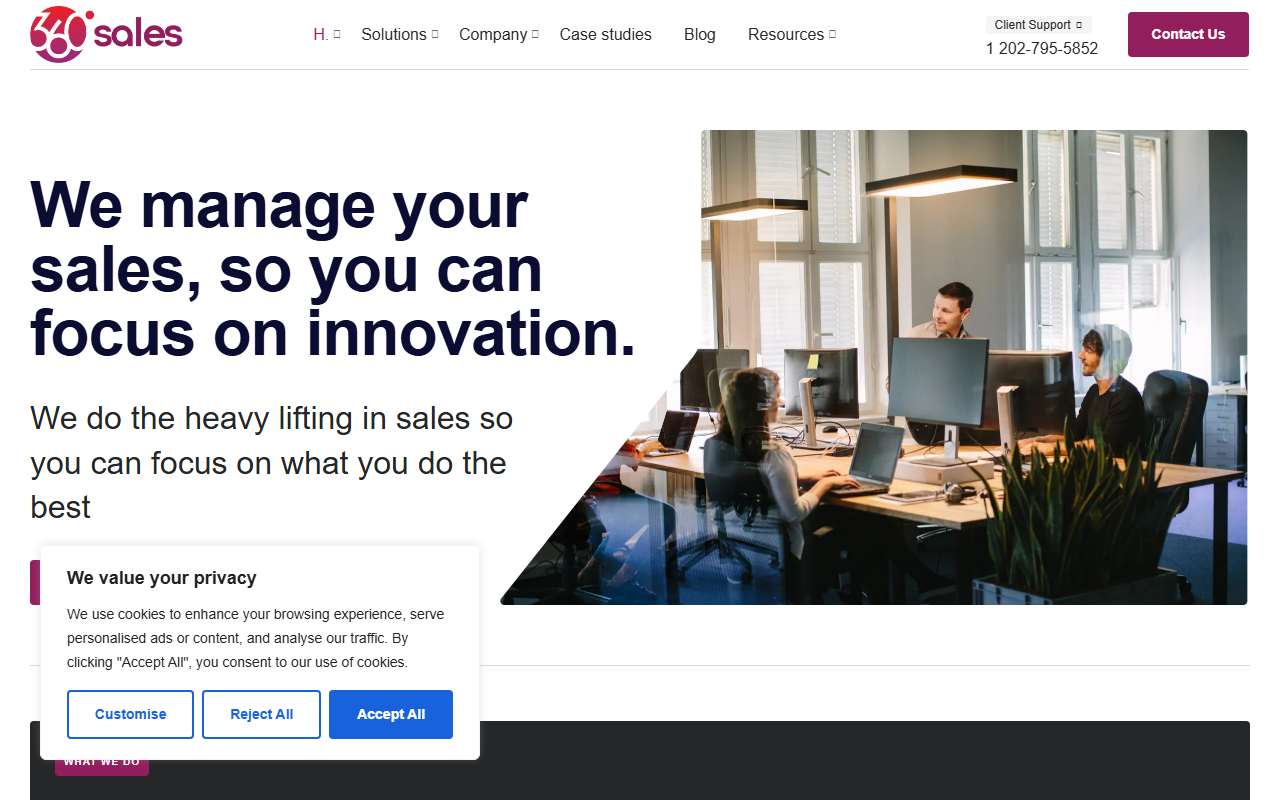 360salessolution.com screenshot