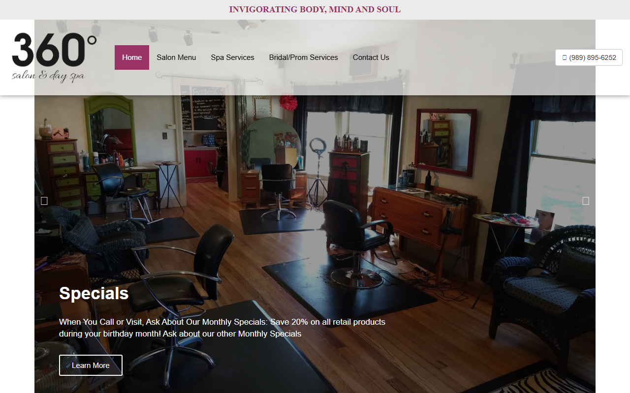 360salononline.com screenshot