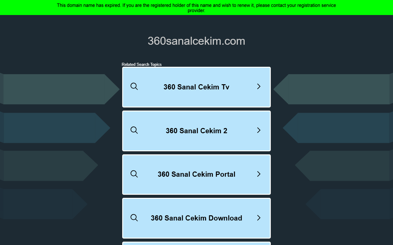 360sanalcekim.com screenshot
