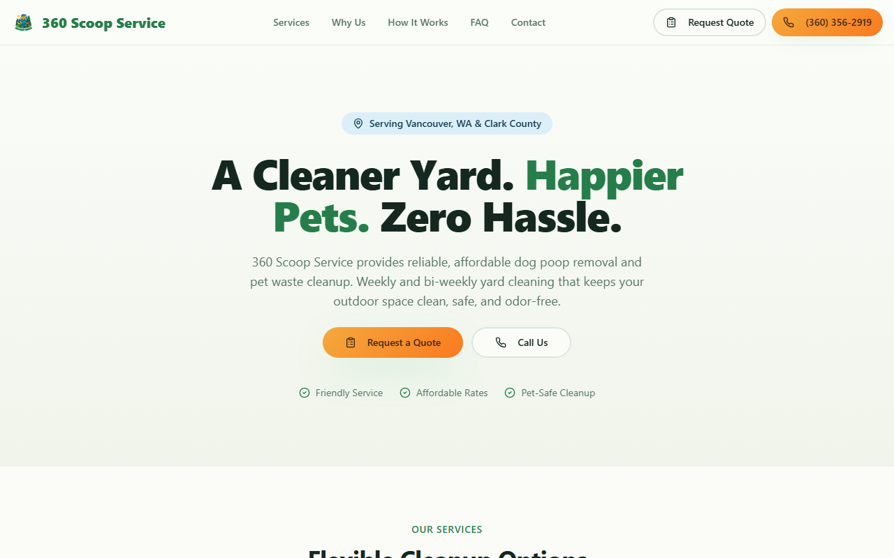 360scoopservice.com screenshot
