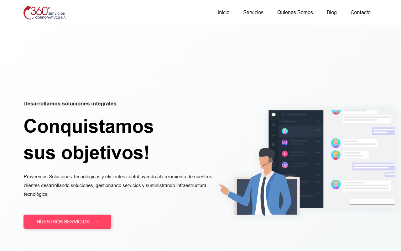 360servicorp.com screenshot