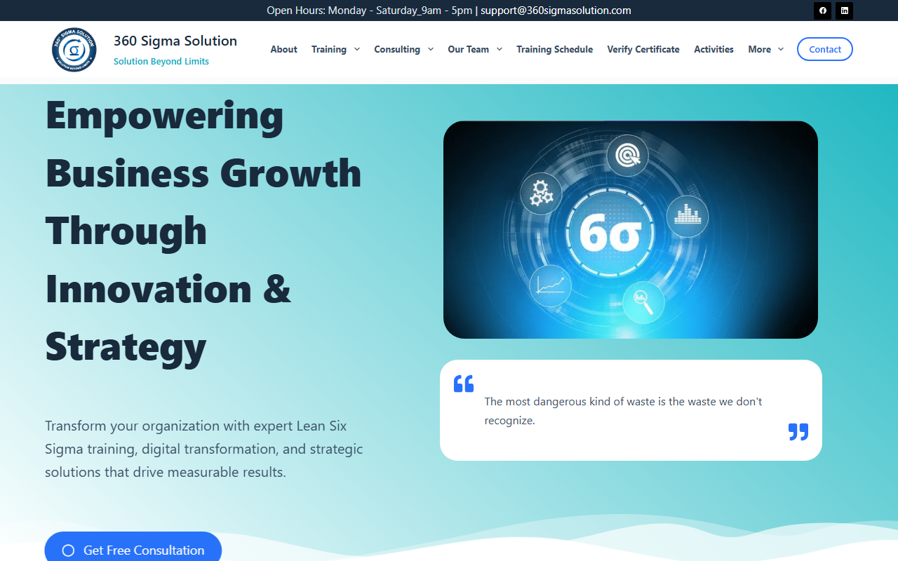 360sigmasolution.com screenshot