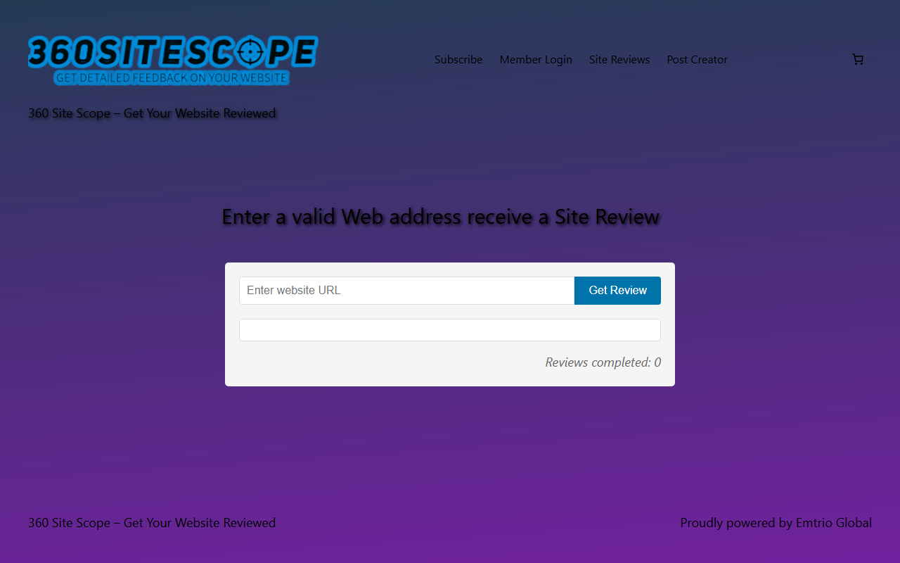 360sitescope.com screenshot