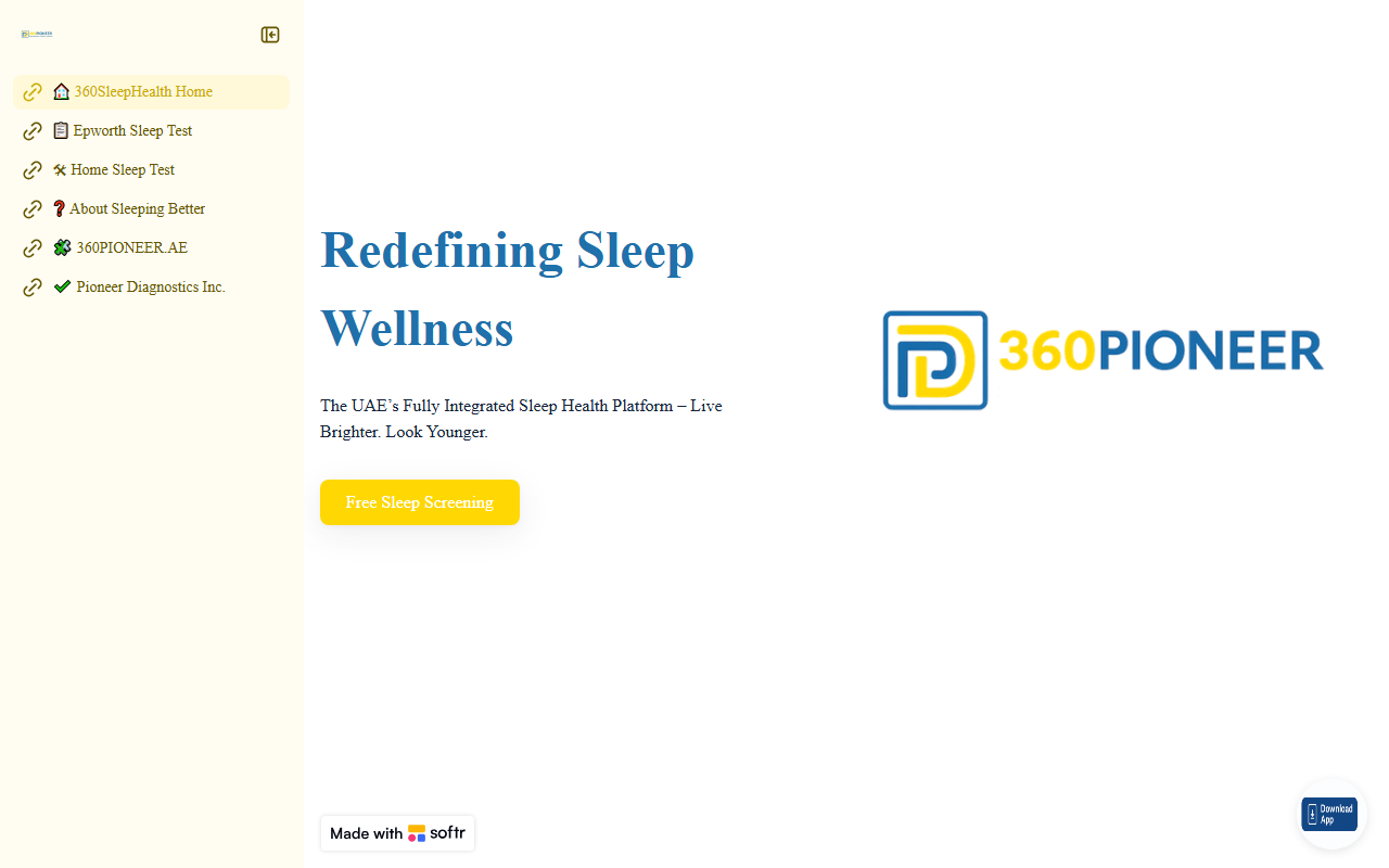 360sleephealth.com screenshot