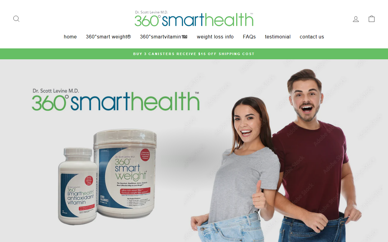 360smartskincare.com screenshot