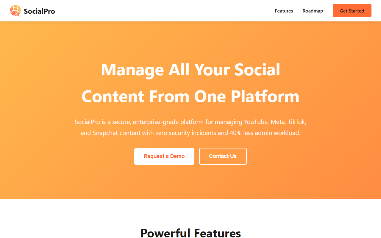 360socialpro.com screenshot