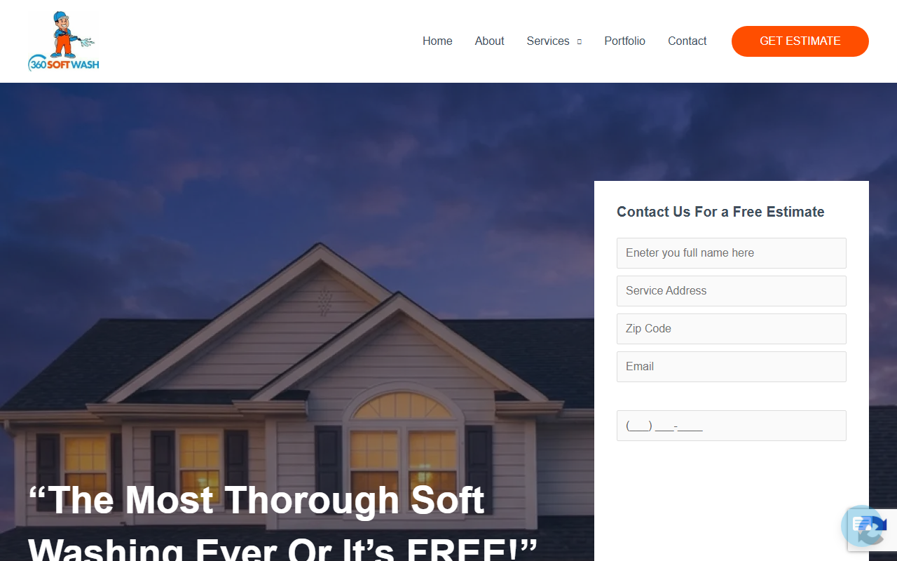 360softwash.com screenshot