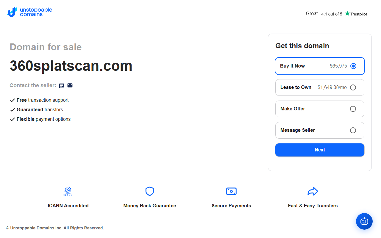 360splatscan.com screenshot