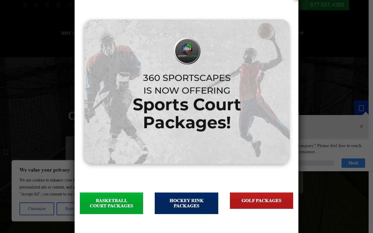 360sportscapes.com screenshot