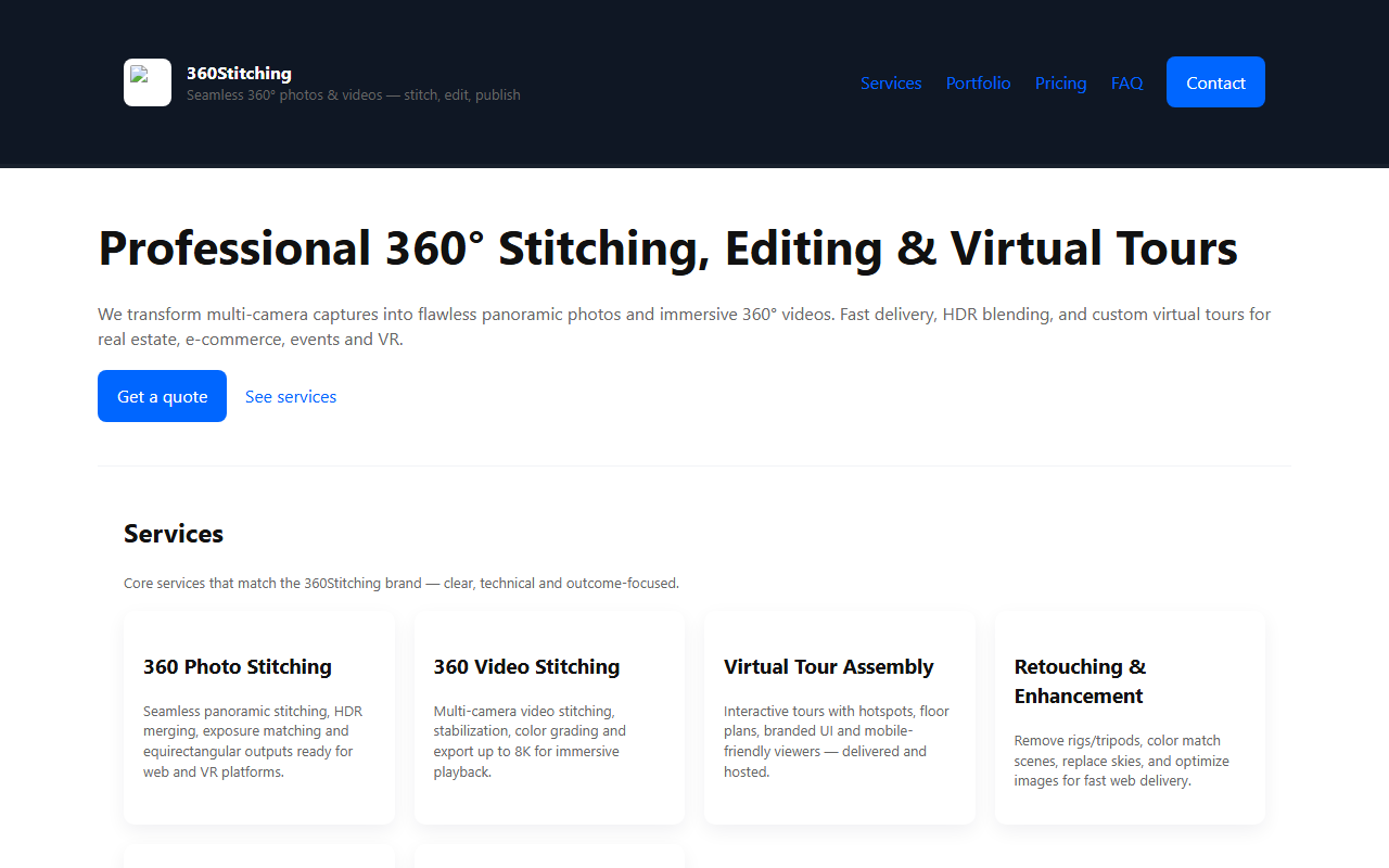 360stitching.com screenshot