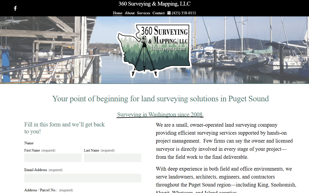 360surveymap.com screenshot