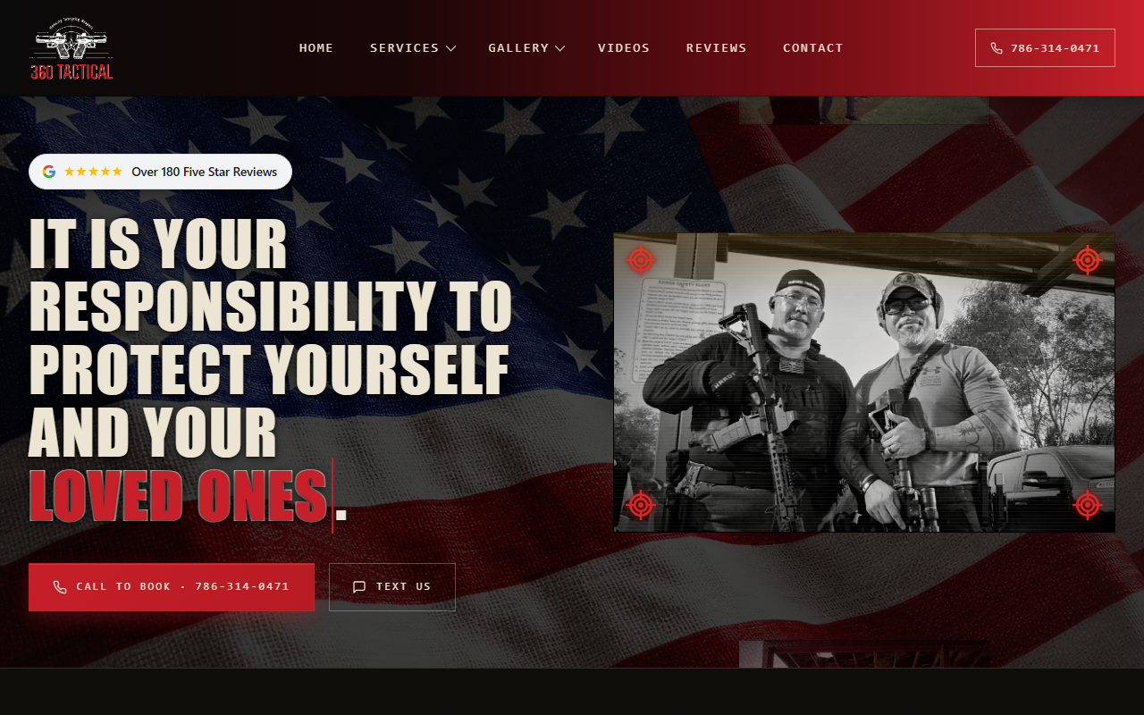 360tacticalmiami.com screenshot