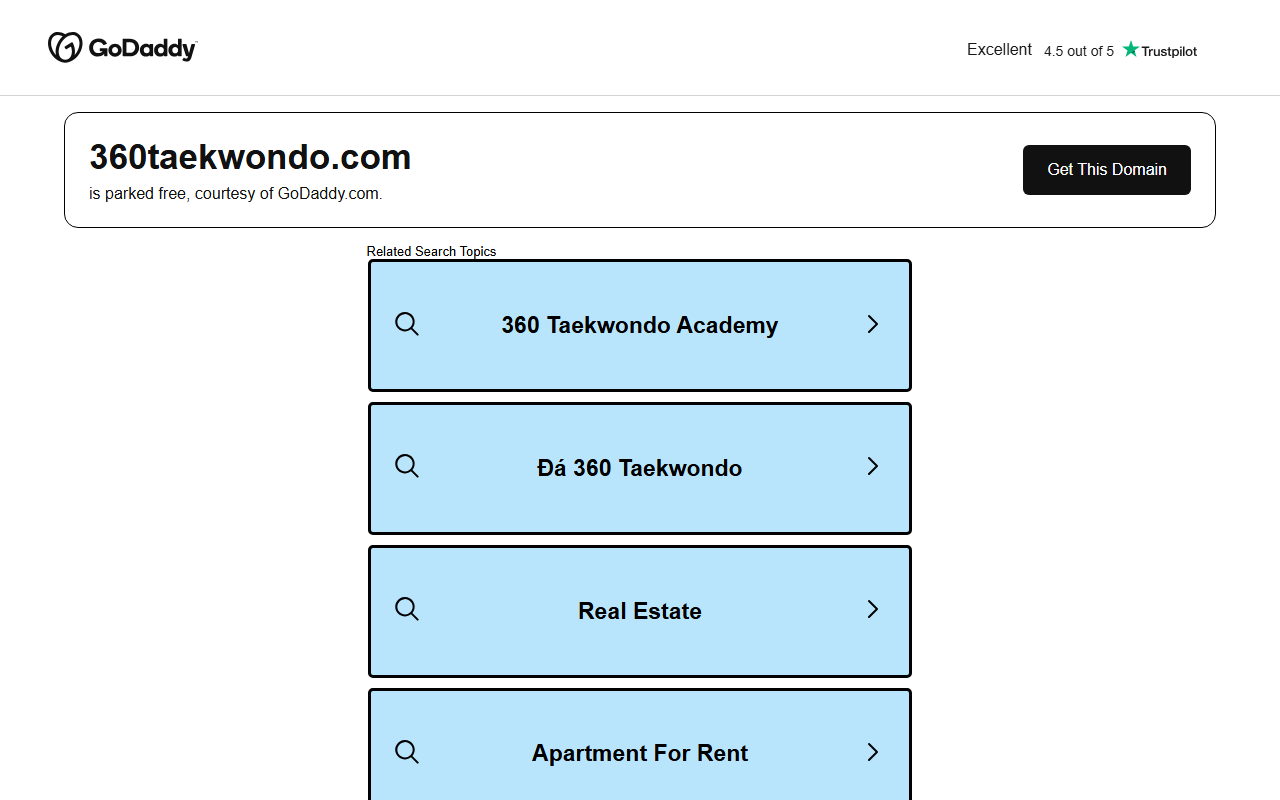 360taekwondo.com screenshot