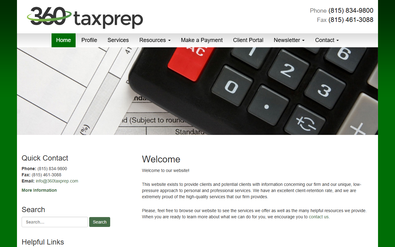 360taxprep.com screenshot