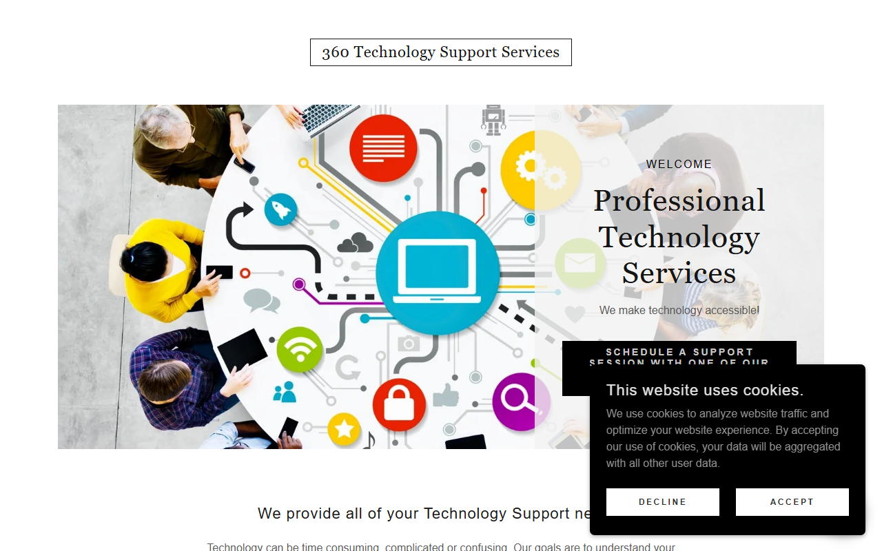 360techsupport.com screenshot