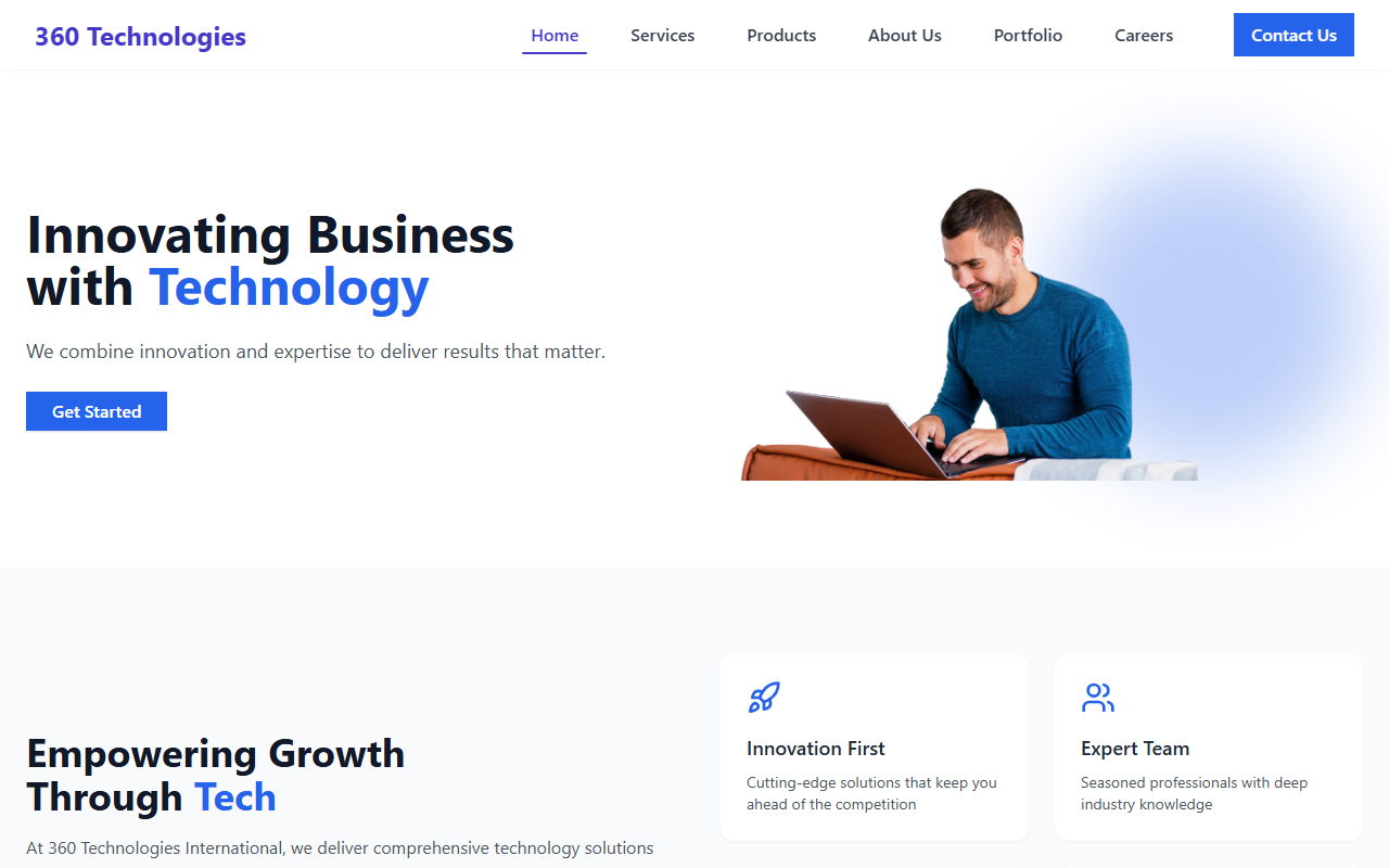 360tecnologies.com screenshot
