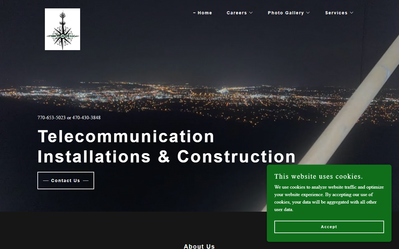 360telecom.com screenshot