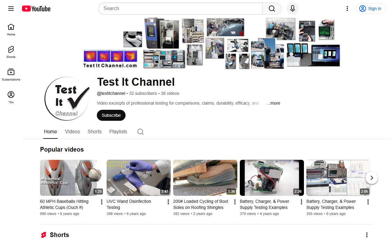 360testingvideos.com screenshot