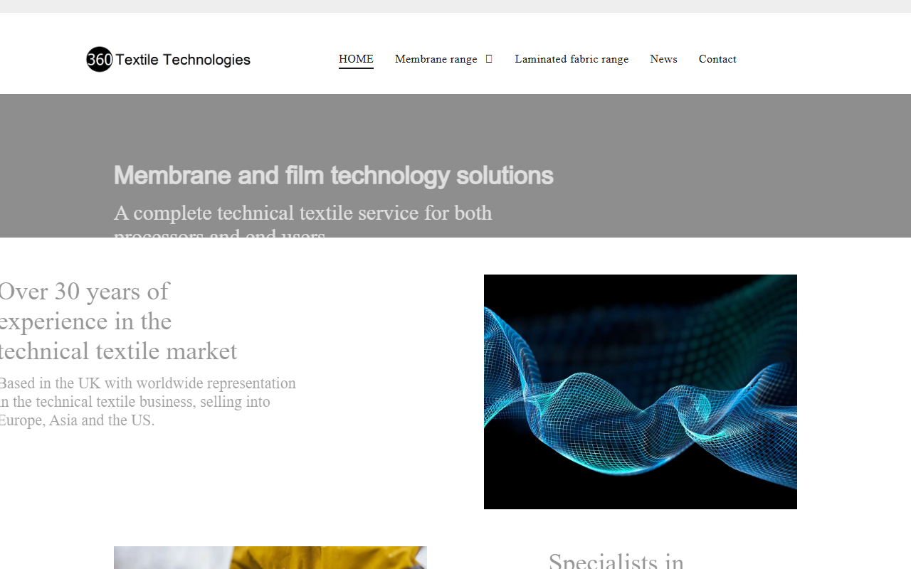360textiles.com screenshot