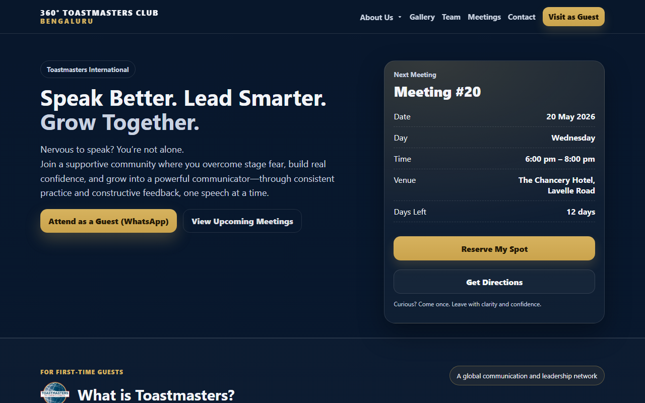 360toastmasters.com screenshot