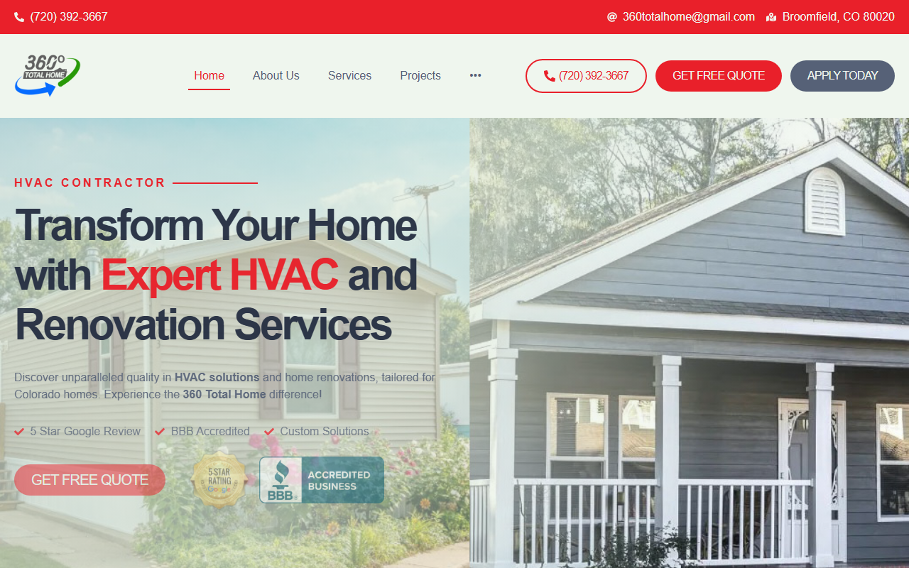 360totalhome.com screenshot