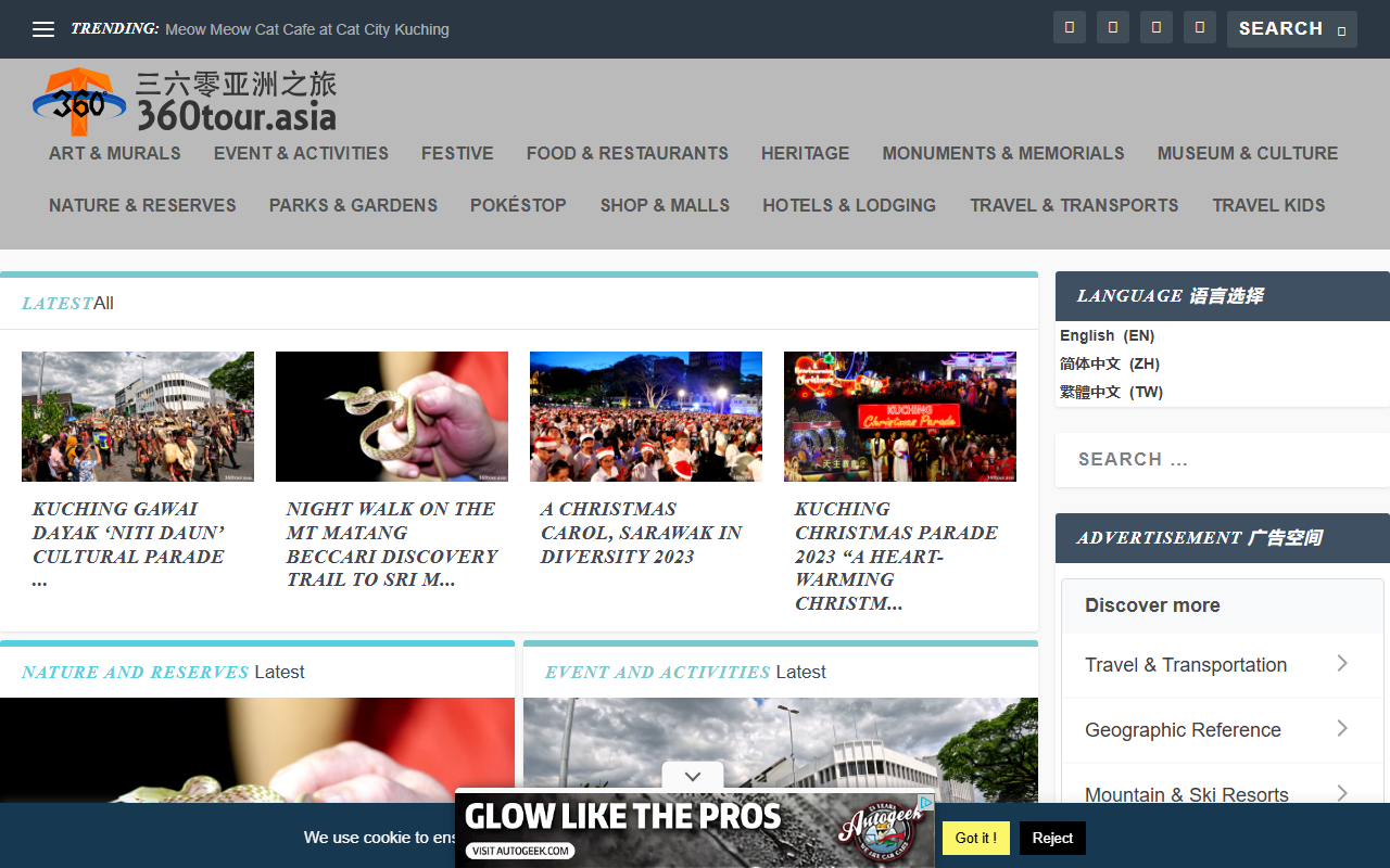 360tourasia.com screenshot