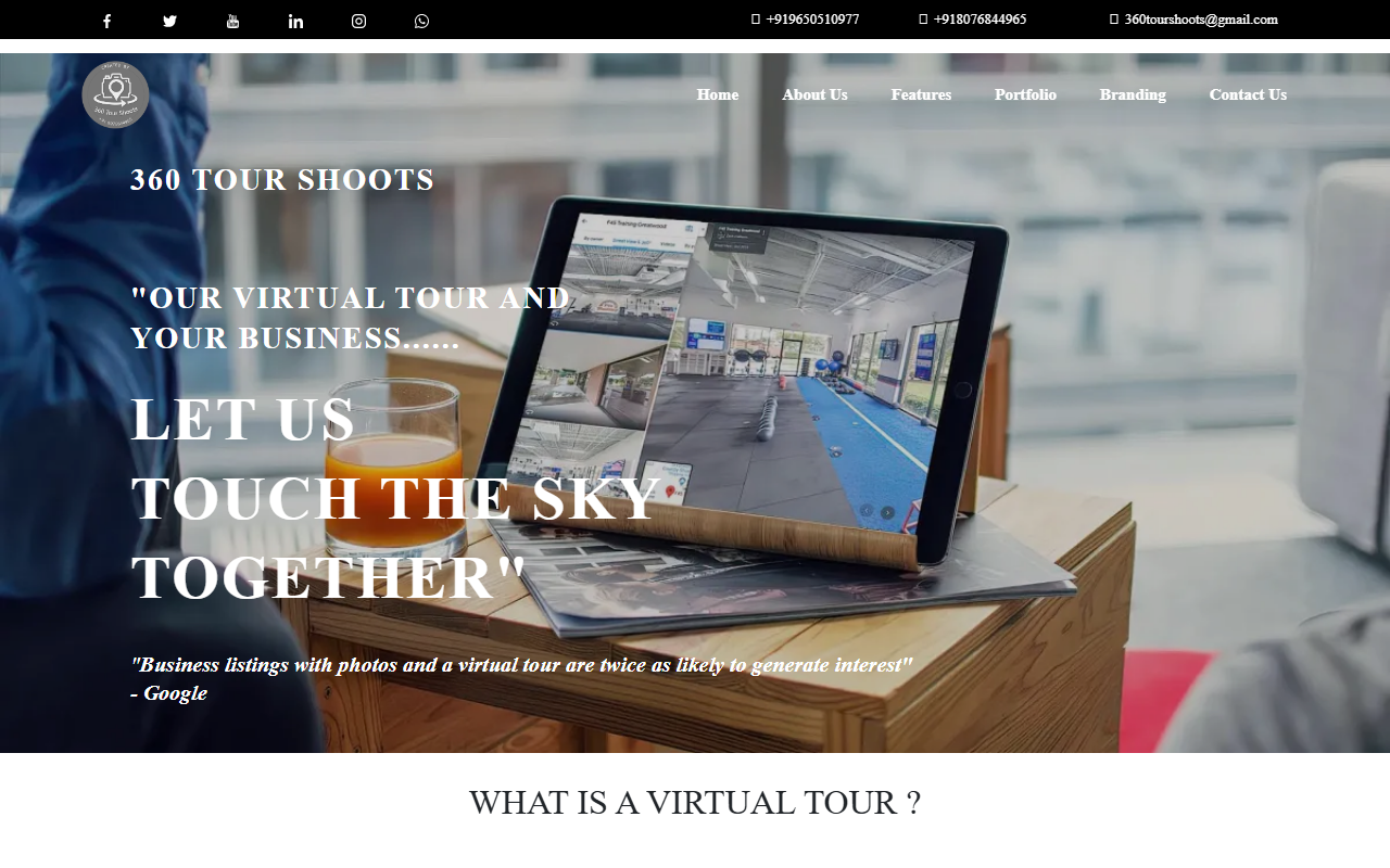 360tourshoots.com screenshot